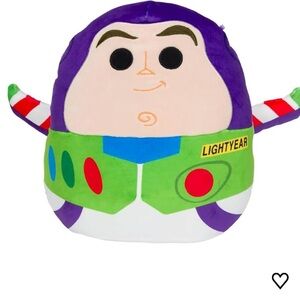 Disney Buzz Lightyear Squishmallow Plush - Purple, Green, and Red